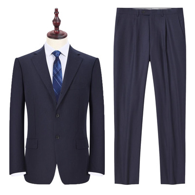 DBA9011套西 羊毛+羊绒 男士商务上班西装春秋假三粒西服套装