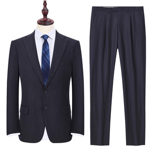 羊毛89% 春秋假三粒西服套装 羊绒10% 商务西装 男士 CBA0054套西