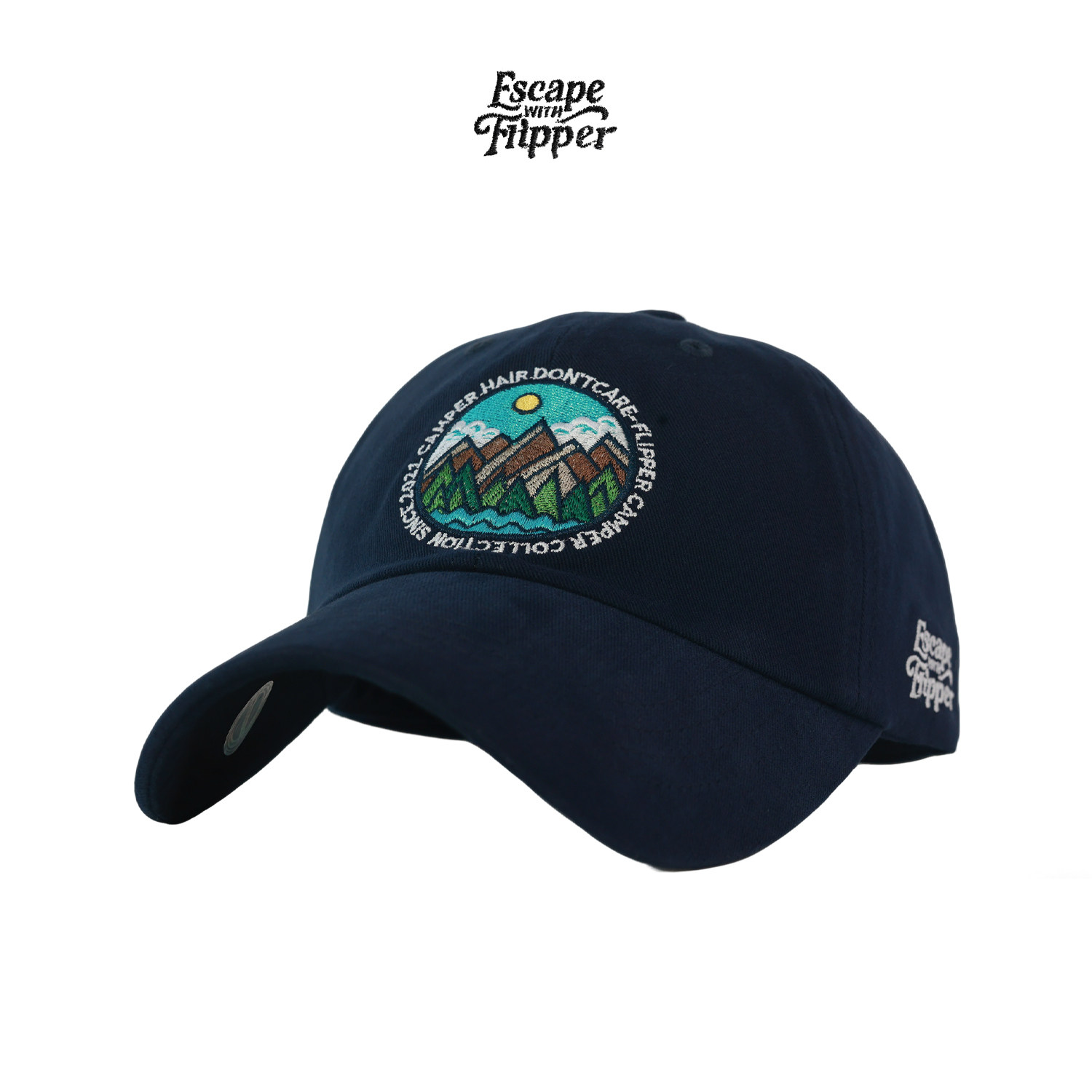 韩国FLIPPER棒球帽鸭舌帽代购春夏款时尚个性户外图案大头帽大码