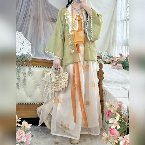 女套装仙气古装宋制宋裤汉服新款