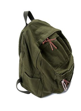 美式复古Vintage军绿OG107双肩包水洗做旧电脑包户外包旅行包男女