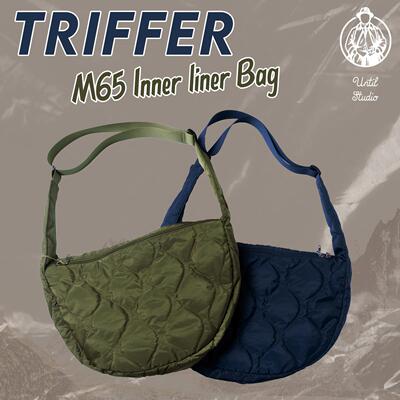 TRF日系复古绗棉饺子包