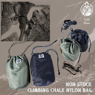 复古尼龙斜挎包男女户外休闲攀岩包腰包单肩包 美式 NON STOCK新品