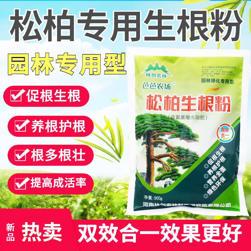 松柏生根粉树针叶类专用生根粉植物生根剂大树盆景移栽移植扦插养