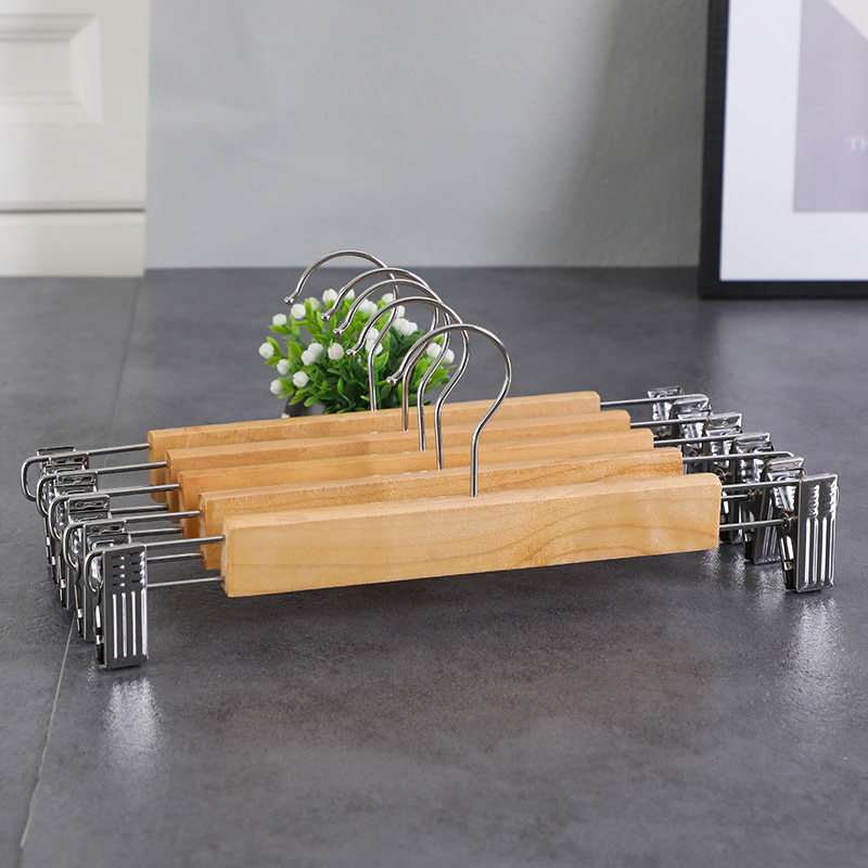 律展木质裤夹防滑无痕