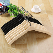 服装 店海绵衣架裤 架 20个装 包邮 防滑无痕塑料米色衣挂加粗泡沫衣撑