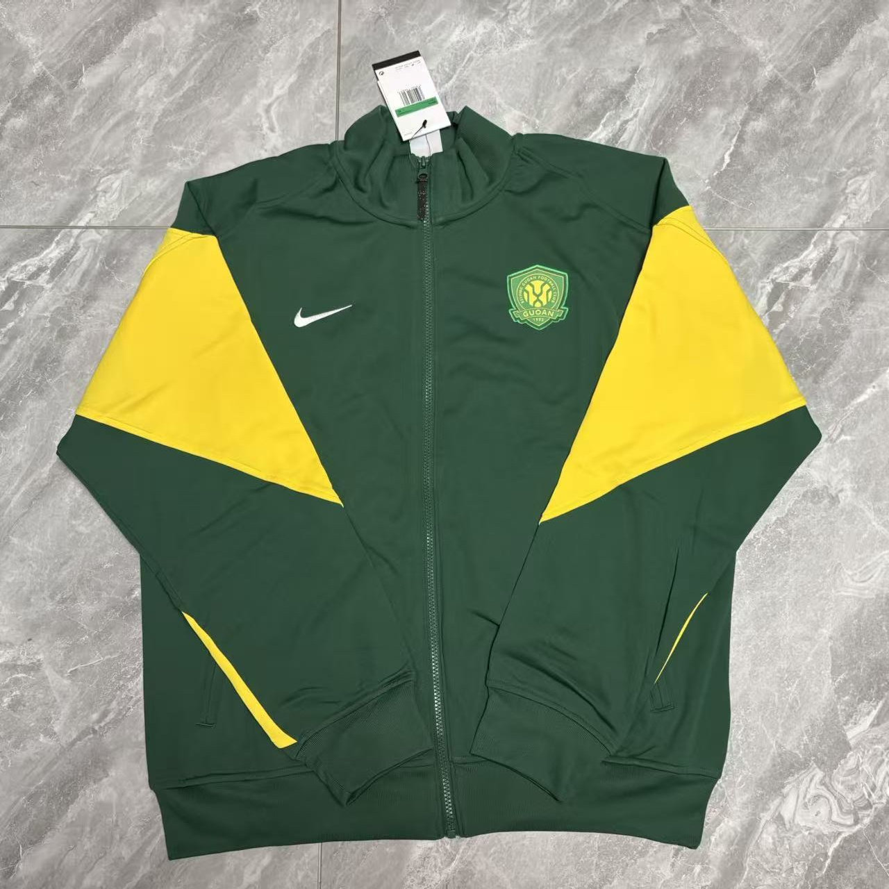 Nike/耐克 2025中超联赛北京国安出场夹克 足球训练服 HM5719-341