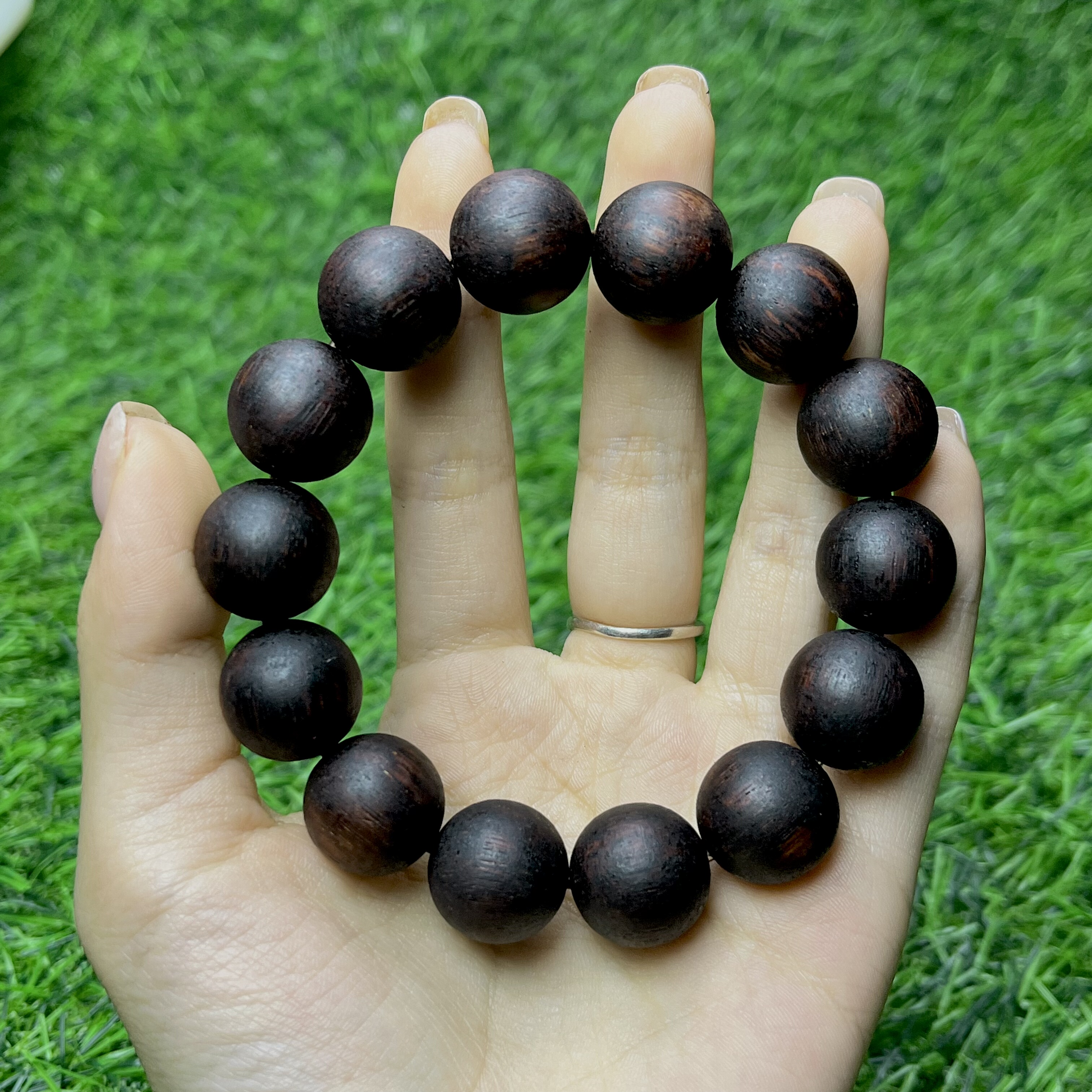 天然小叶降真香手串1.6圆珠单圈10A级香品紫红油软糖猫猫推荐