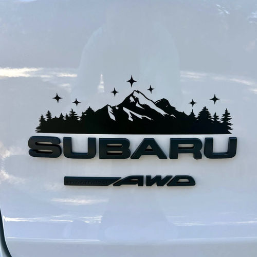 山脉夜空SUBARU速霸陆越