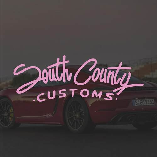 汽车贴纸个性花体SouthC
