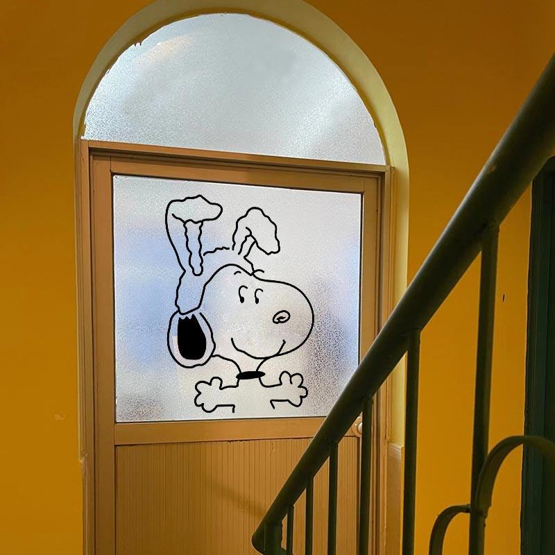 ins网红oopy图案卡通墙贴