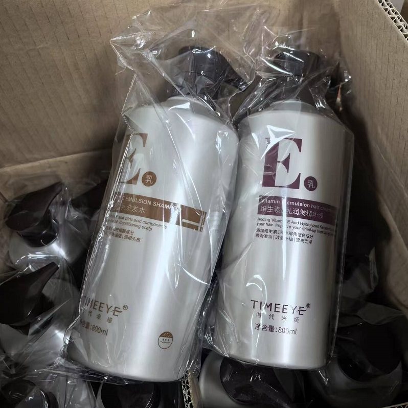 时代米娅维生素E乳护发精华膜800ml小麦蛋白蓬松控油清洁洗发水女