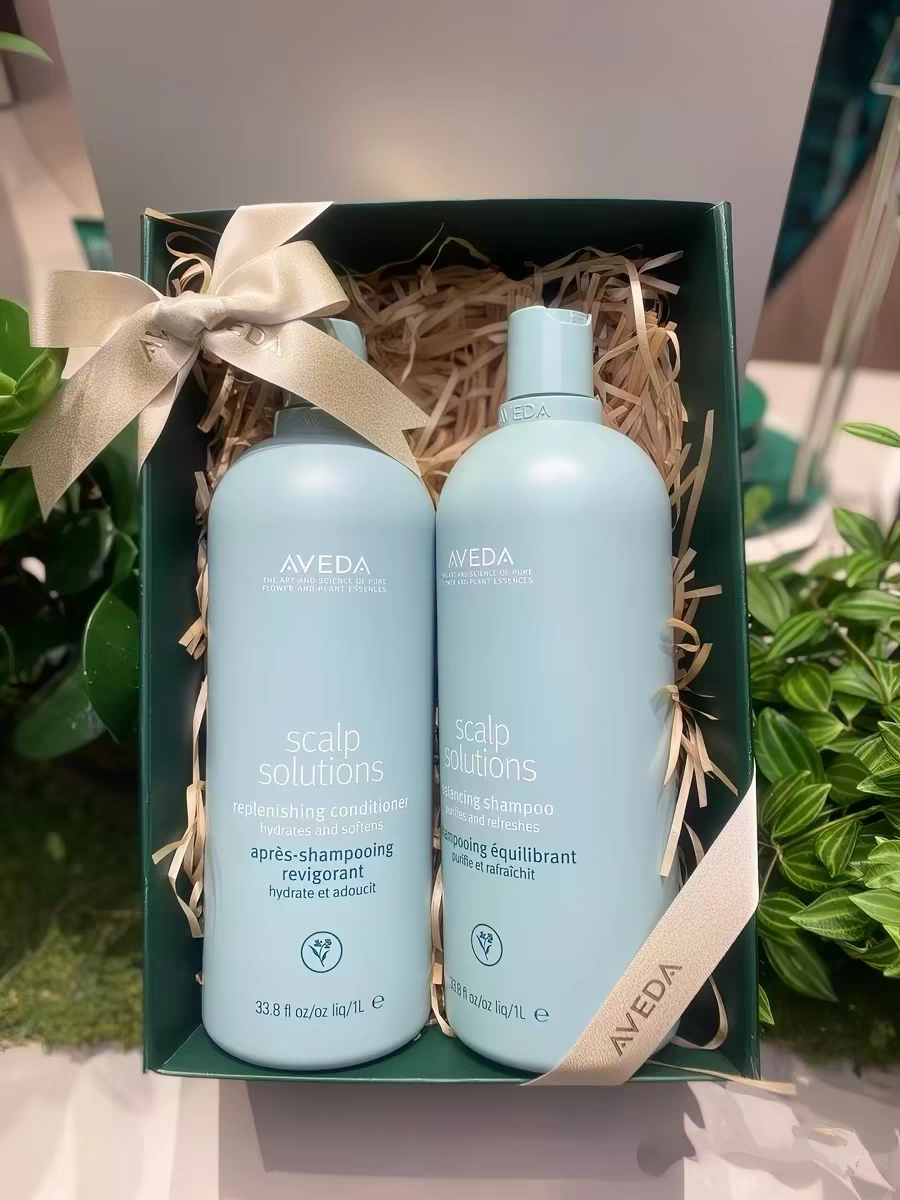 Aveda艾梵达头皮管理平衡洗发露1000ml平衡护发乳1000ml礼盒发货