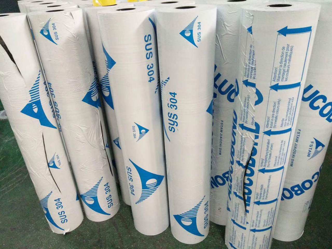 不锈钢保护膜 304 英文保护膜 鱼头膜 箭头黑白胶带 鱼嘴膜5C厚度,办公设备/耗材/相关服务,pe胶带,淘宝优惠券,粉丝福利购,淘宝优惠卷