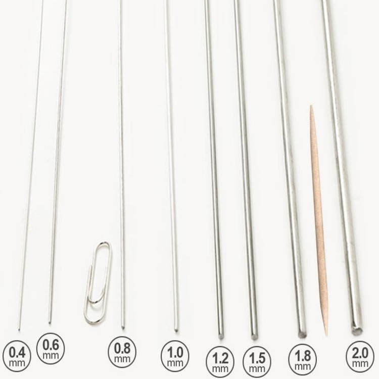 304弹簧钢丝直条通针细棒硬鱼钩