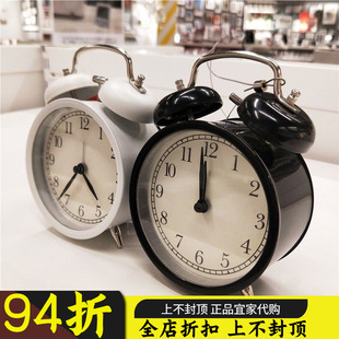 古桥微雨IKEA 德卡 闹钟 黑色 装饰钟 装饰用品 宜家国内代购