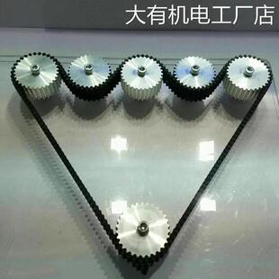 新品可开票对公同步轮同步带套装三角皮带轮机械传动轮定做链轮高