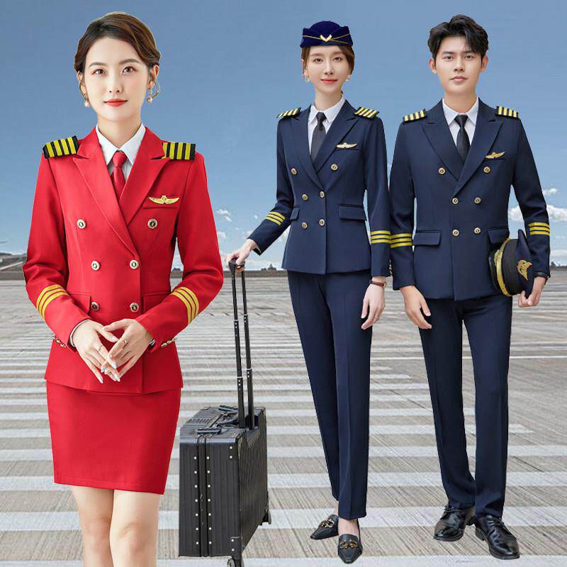 空姐机长制服物业门卫保安服乐团仪仗队打军鼓演出服装锣鼓队套装
