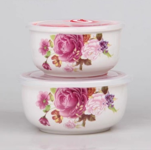 米奇力夫陶瓷圆形中国保鲜盒