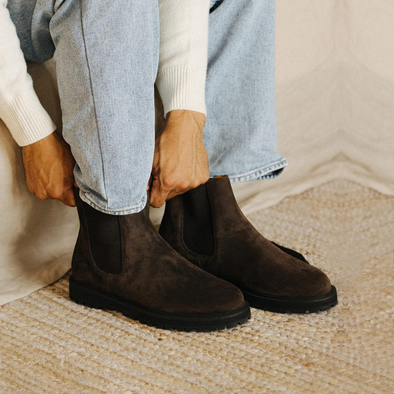 中帮切尔西靴男2025冬季