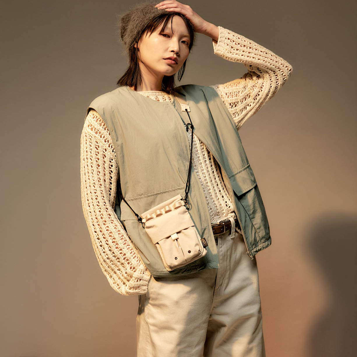 通勤户外单肩斜挎迷你手机包个性