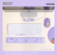 snoopy史努比白色无线键盘笔记本台式 机便携式 可爱卡通鼠标小清新