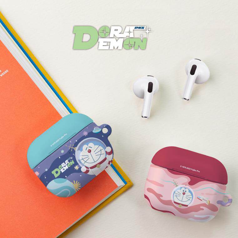 韩国正版哆啦A梦叮当猫适用苹果Airpods4第4代耳机包女卡通硬壳薄