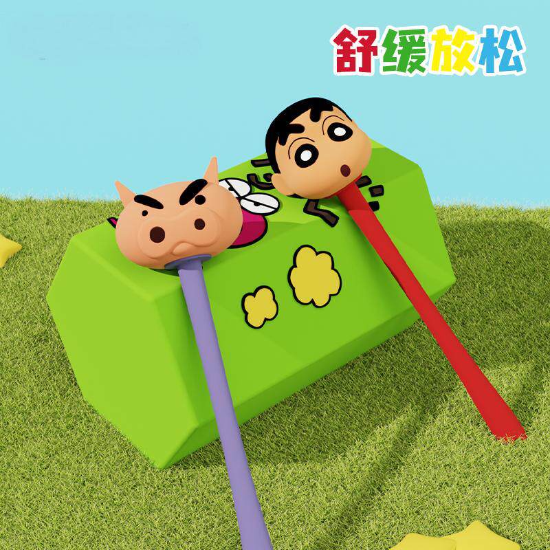 蜡笔小新按摩锤创意卡通敲背锤