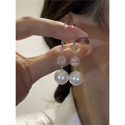 珍珠耳环2025新款爆款耳钉