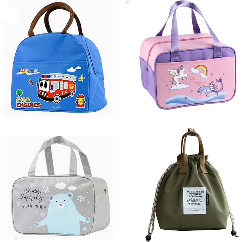 托马斯饭盒袋保温便当手提包学生带饭防水装餐包加厚铝箔KT猫袋子