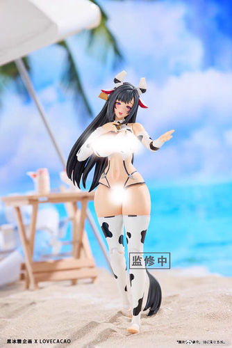 预定定金 黑冰糖企画 1/12 乳白酱 奶牛妹 可动人偶 手办 摆件