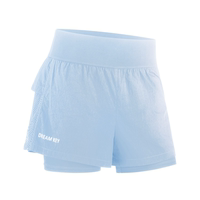 Summer loose, breathable, quick-drying fitness sports shorts, women's yoga shorts, versatile casual shorts with lining to prevent exposure thumbnail 7