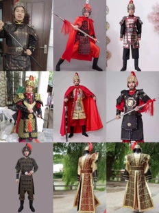 租黑色 铠甲盔甲学生运动会年会走秀七夕年会话剧演出 将军