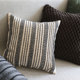 弋采原创黑白灰条纹现代简约沙发床全棉方靠垫抱枕腰枕靠包靠枕套