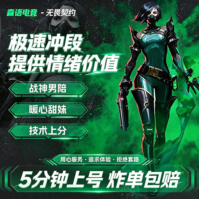 无畏契约陪玩·排位上分·纯手打