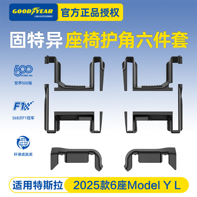6座ModelYL座椅下绒面防踢护角
