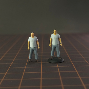 GTA5崔佛Trevor手办 DIY场景配件桌面摆件 87游戏微缩人偶模型