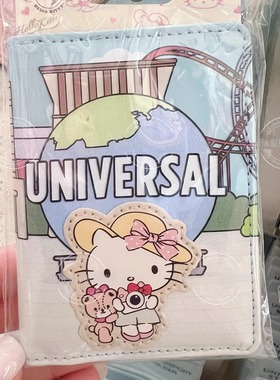 现货新加坡环球影城旅游礼HelloKitty凯蒂猫卡包证件钥匙包包挂件