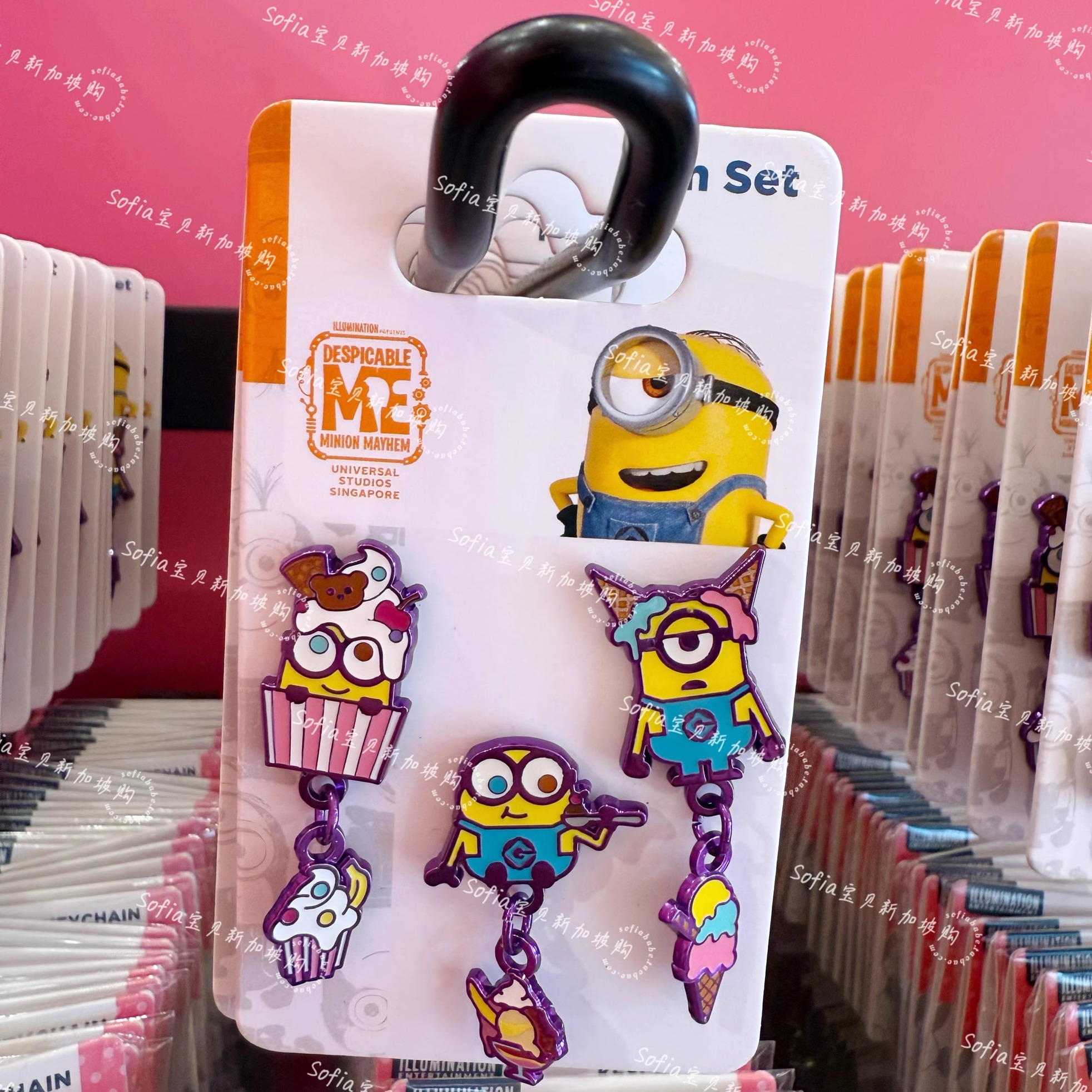 纪念品新加坡小黄人徽章胸章