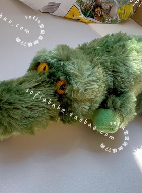 现货新加坡本土Mandai动物园旅游纪念品手信绿色小鳄鱼公仔玩偶