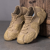 子男百搭春季 新款 八爪鱼椰子厚底飞织休闲单鞋 运动鞋 毛线透气男鞋