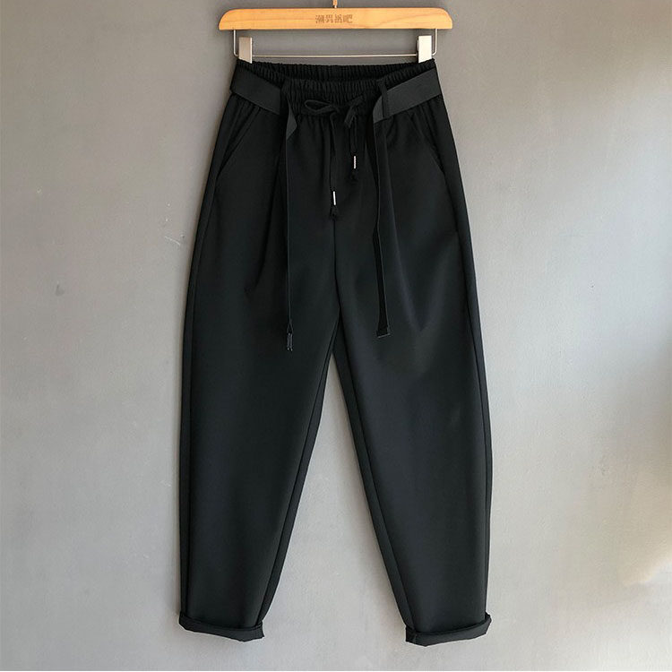 休闲西裤男士2025秋冬新款宽松百搭韩版潮流哈伦裤男发型师九分裤,男装,休闲裤,淘宝优惠券,粉丝福利购,淘宝优惠卷