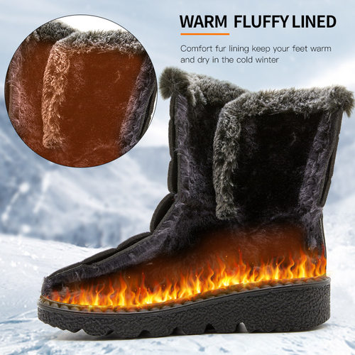 Winter Boots for Women 2023 New Faux Fur Long Plush