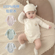 新生婴儿包屁衣秋冬季 贴身打底内衣婴幼儿宝宝三角哈衣睡衣和尚服