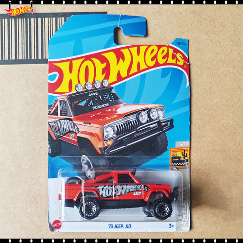 Hot Wheels风火轮火辣小跑车C4982合金车1:64模型 73 JEEP J10
