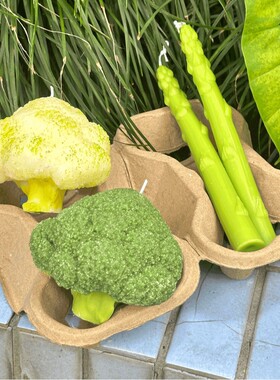 创意蔬菜造型手工香薰蜡烛装饰品