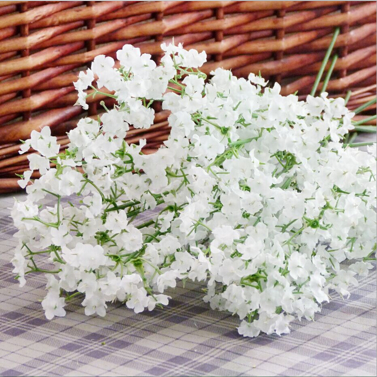 仿真花满天星花束 干花假花卉装饰花婚纱影楼手捧花背景婚房花艺