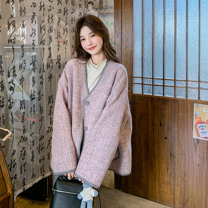 法式温柔风小香风毛呢厚外套女2025冬季新款高级感超好看呢子大衣,女装短外套,2C007