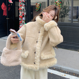 现货皮毛一体加厚外套2C007-877-P185-K278，女装皮草，2C007