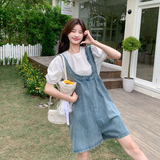 现货牛仔背带裤750-P115-K168套P155-控218，女装连衣裙，2C007